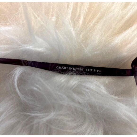 Bon Vivant Charline Eyeglass Frames Handmde In Italy 51 19 145 Lightweight Round - Picture 5 of 8